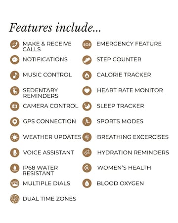 Radley Series 56 Cobweb Silicone Strap Smart Watch and Wireless Earbuds Bundle