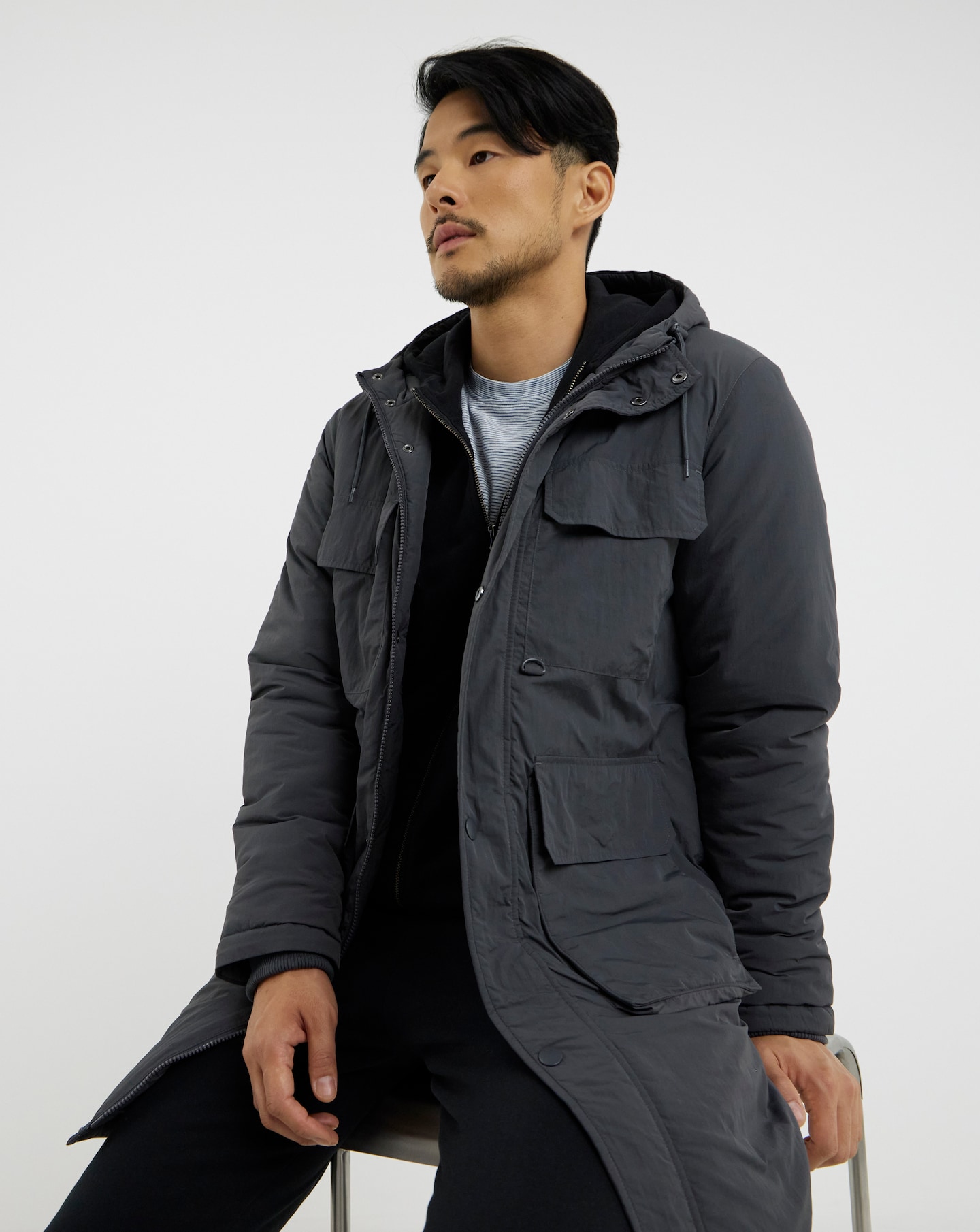 【OVY】Euro Military Nylon Over Coat XL XL Coats & Jackets for Large Men | Jacamo