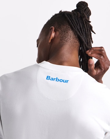 Barbour Sprouston Oversized Graphic T-Shirt - White