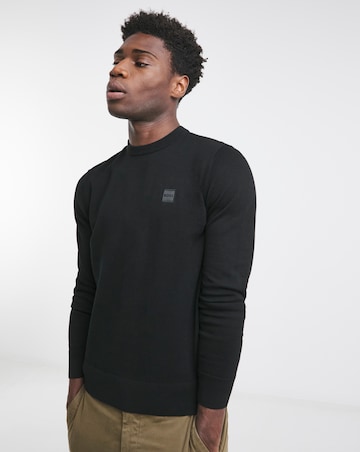 BOSS Classic Black 1/4 Zip Jumper
