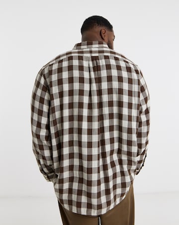 Polo Ralph Lauren Long Sleeve Brushed Check Shirt - Brown