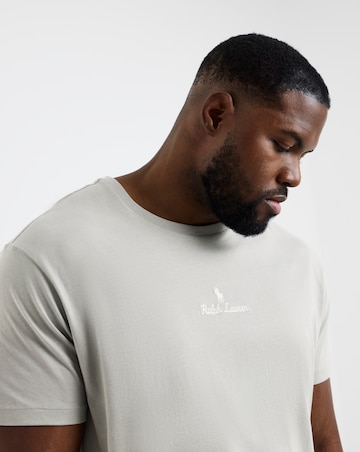 Polo Ralph Lauren Short Sleeve Script Logo T-Shirt - Soft Grey