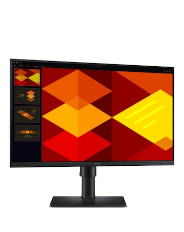 Samsung 24in Essentials S40GD 100Hz FHD Height Adjust Monitor - Black