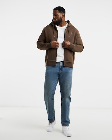 Polo Ralph Lauren Zip Through Hoodie - Brown Heather