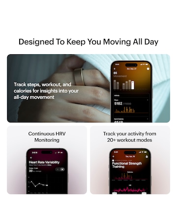 Ultrahuman Ring AIR Bluetooth Smart Ring - Brushed Rose Gold - Size 10