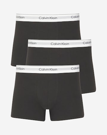 Calvin Klein Black 3 Pack B&T Stretch Trunk
