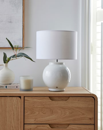 Ceramic Wireless Rechargeable Table Lamp