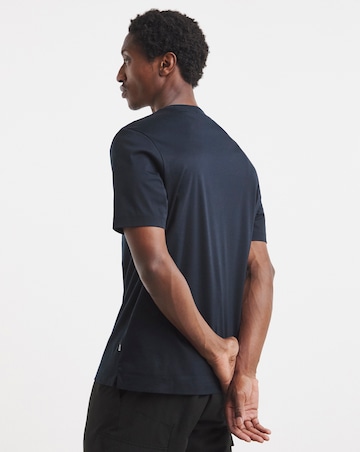 BOSS Short Sleeve Metal Bb T-Shirt - Navy