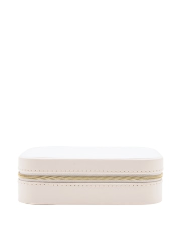 Sophia Lane White & Blue Floral Jewellery Box