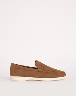 Suede Look Loafer Wide Fit