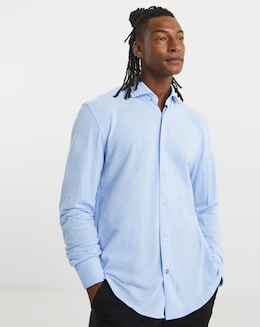 BOSS Long Sleeve Soft Jersey Shirt