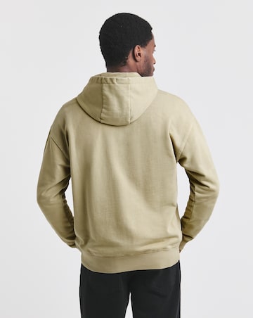 Union Garment Dyed Relaxed Fit Hoodie- Dark Stone
