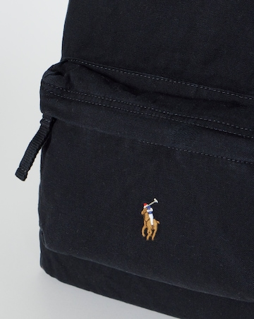 Polo Ralph Lauren Canvas Backpack - Black