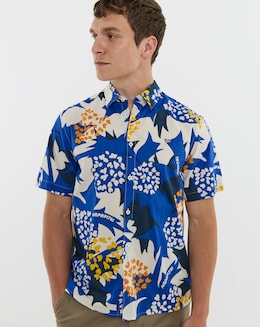 Napapijri Ronge Printed Shirt - Blue Multi