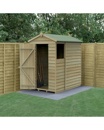 4LIFE Apex Shed 4x6 - Single Door - 1 Window (Home Delivery)