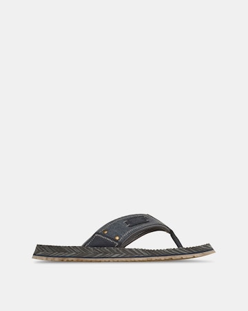 Skechers Quill Canvas Thong Sandal - Navy