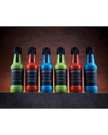 Man Stuff 6 Pack Bath and Face Gift set