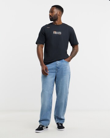 Only & Sons Nirvana Back Graphic T-Shirt - Black