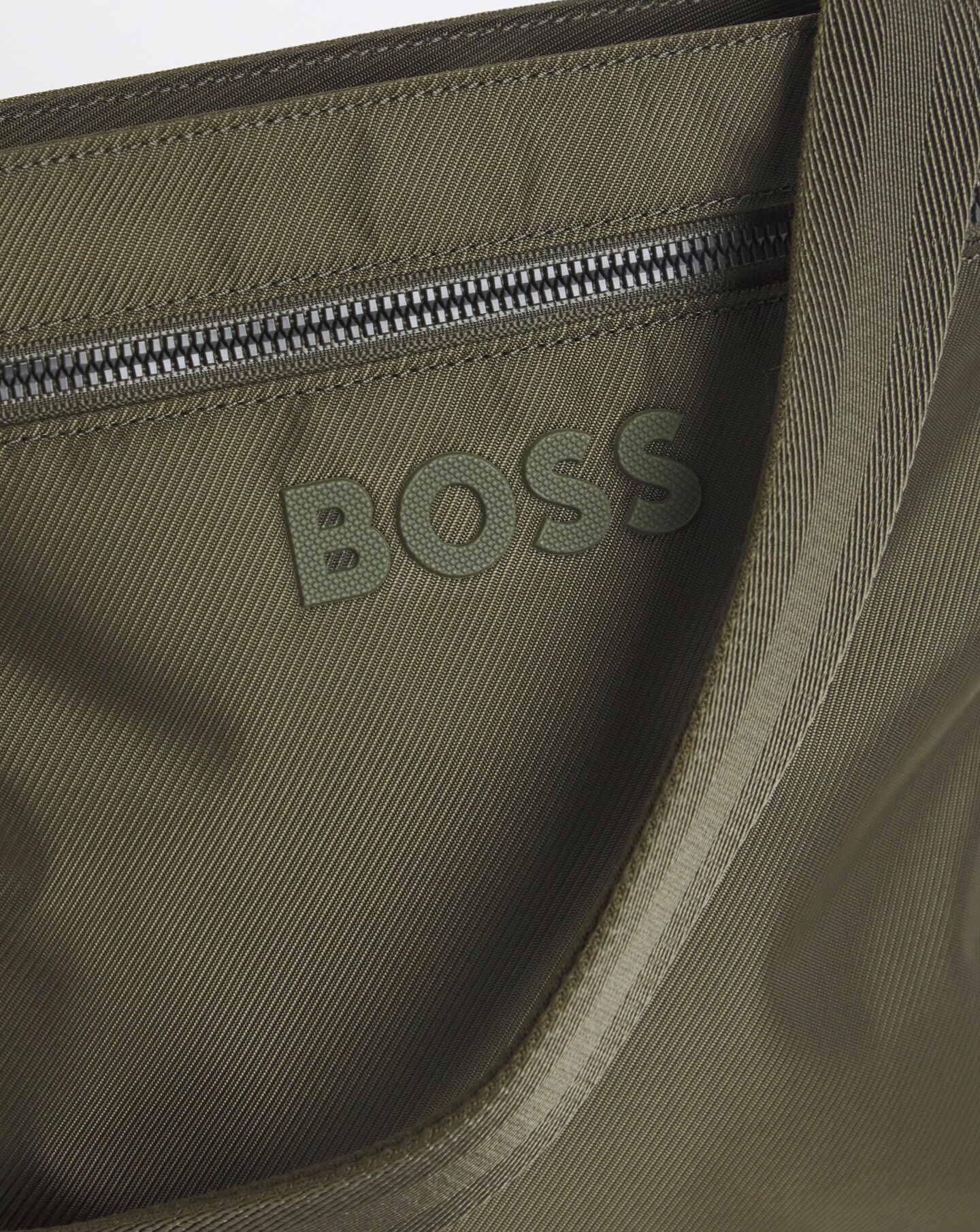 BOSS Catch Logo Envelope Cross Body Bag - Dark Green | Jacamo