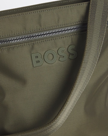 BOSS Catch Logo Envelope Cross Body Bag - Dark Green