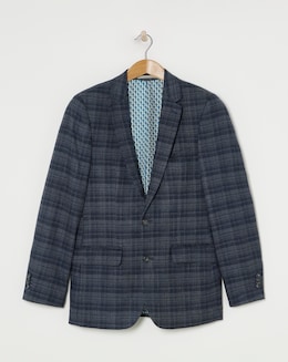 Warm Handle Check Suit Jacket