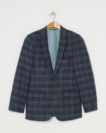 Warm Handle Check Suit Jacket