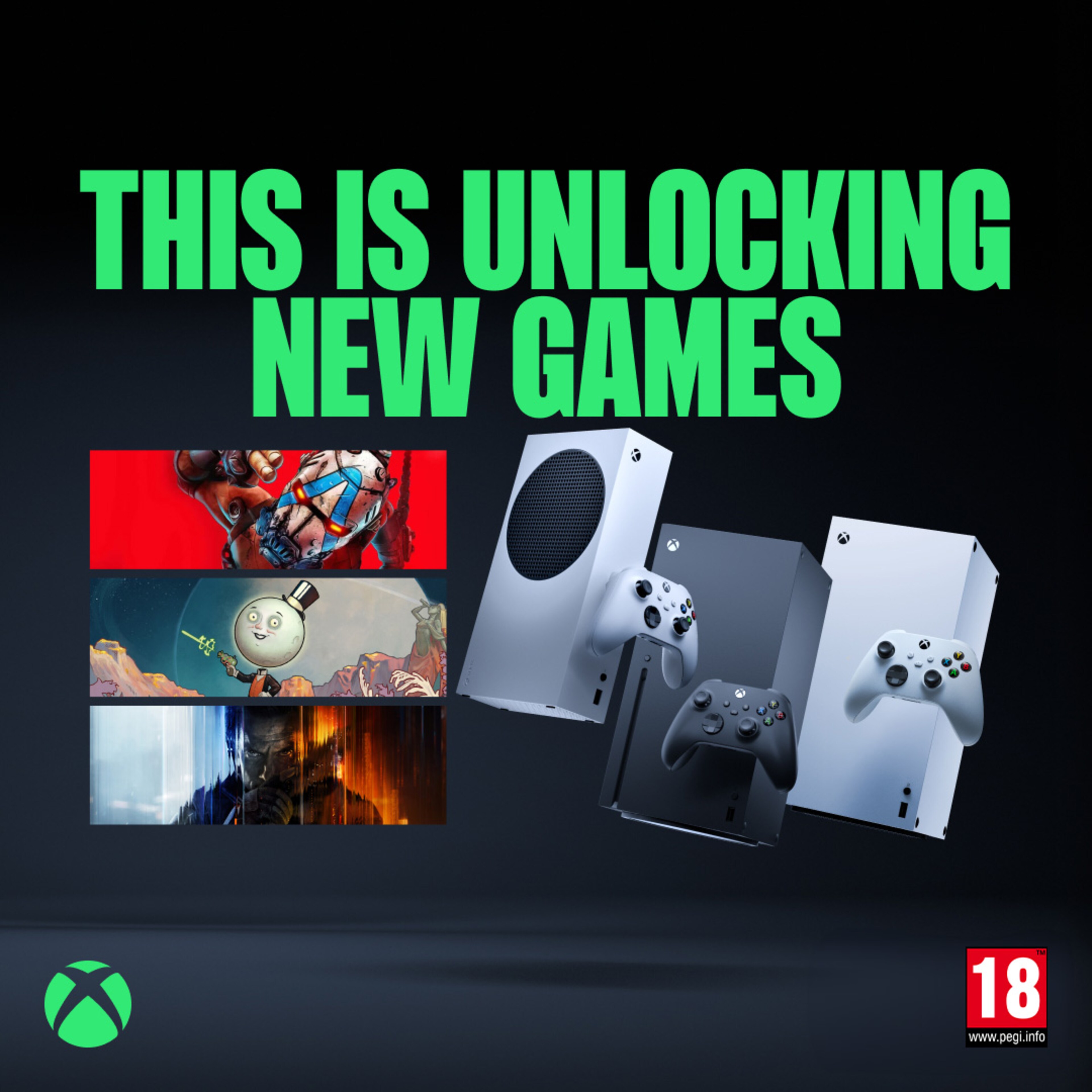 XBOX, This is unlocking new games