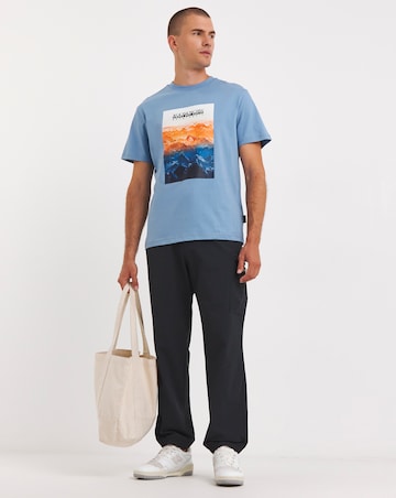 Napapijri Graphic T-Shirt - Blue