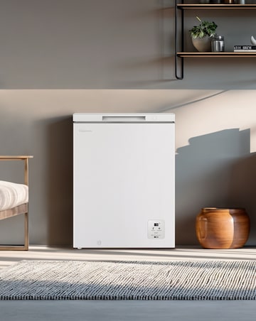 Fridgemaster MCF145E 141L Freestanding Chest Freezer - White - E Rated