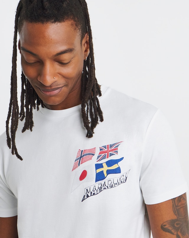 Napapijri Mahsa Short Sleeve T-Shirt - White