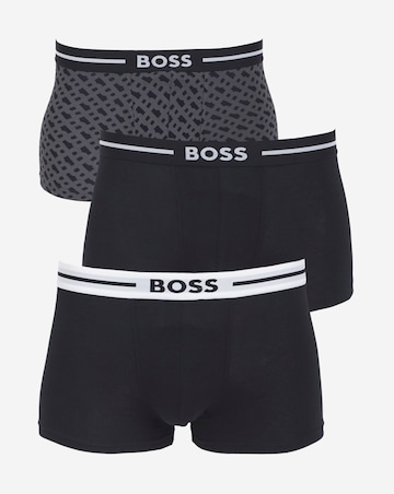 BOSS 3 Pack Bold Design Trunk - Black Multi