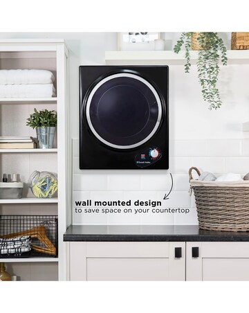 Russell Hobbs RH3VTD800B 2.5kg Compact Vented Tumble Dryer - Black