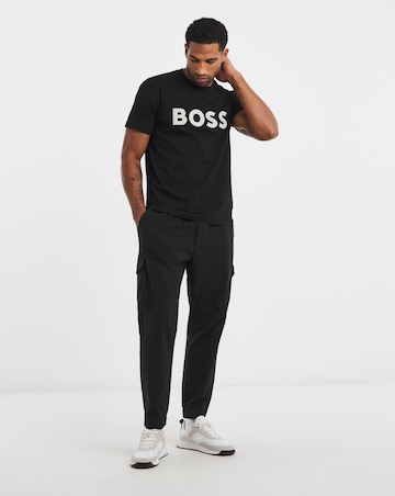 BOSS Short Sleeve Graphic Logo T-Shirt - Black