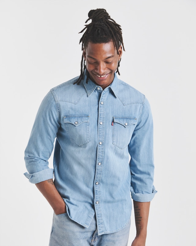 Levi's Ss Relaxed Fit Western Shirt Mannen, New Hyde Levi's Ss Relaxed Fit Western Shirt Mannen, New Hyde