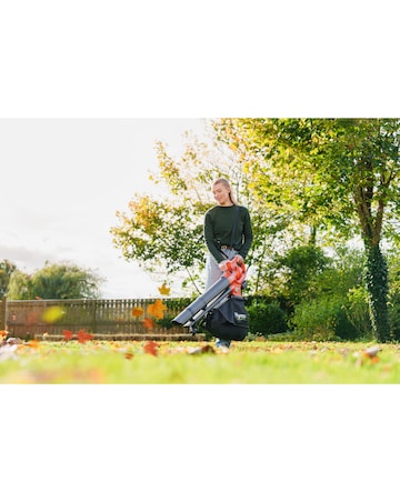 Flymo 18V EasiBlowVac Leaf Blower & Vacuum 4.0Ah Battery & Charger