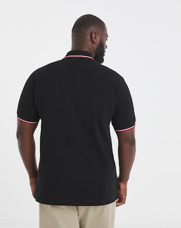 Polo Ralph Lauren Short Sleeve Tipped Polo -Black