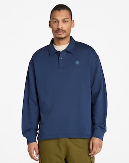 Timberland Polo Style Sweatshirt - Navy