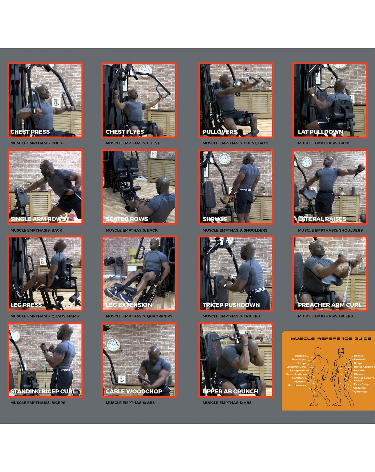 Marcy Home Gym Exercise Guide Marcy Home Gym Workout Routines