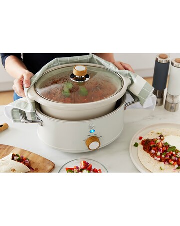 Swan Nordic 3.5L Slow Cooker - White
