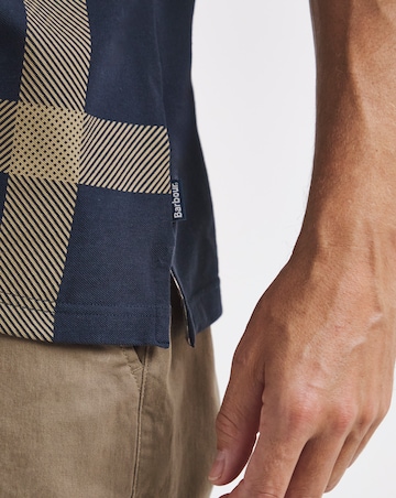Barbour Short Sleeve Blaine Tailored Polo Shirt - Navy