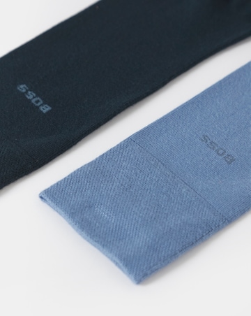 BOSS 2 Pack Bamboo Socks - Blue