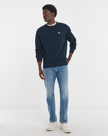 Tommy Jeans Badge Crew Sweatshirt - Navy