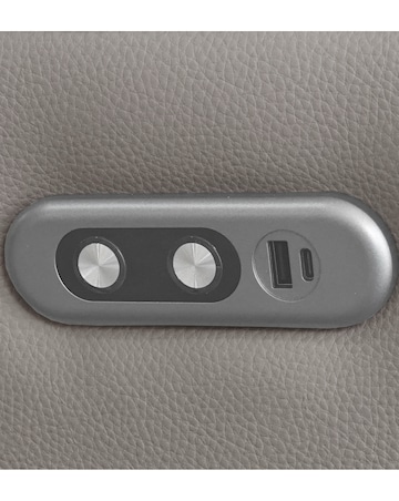 Aspire Corvan Leather Recliner 3 Seater