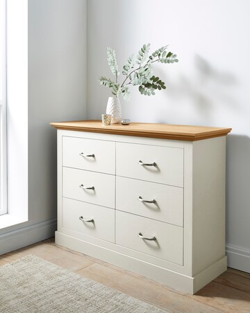 Julipa Ashford 6 Drawer Wide Chest