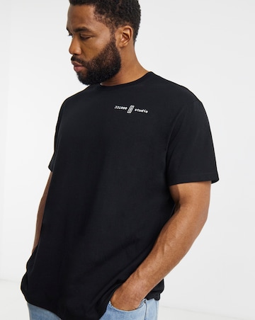 Jack & Jones Zane Back Graphic T-Shirt - Black
