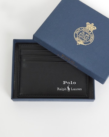 Polo Ralph Lauren Black Leather Card Holder
