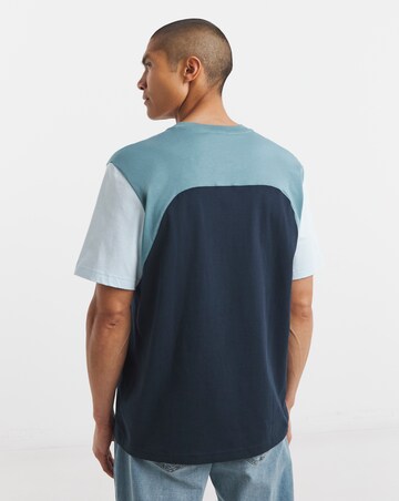 Lacoste Short Sleeve Colourblock T-Shirt - Blue