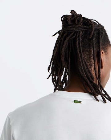 Lacoste Short Sleeve Graphic Croc T-Shirt - White