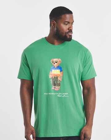Polo Ralph Lauren Short Sleeve Beach Bear T-Shirt - Green