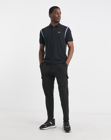 BOSS Short Sleeve Tape Paddy Polo - Dark Blue